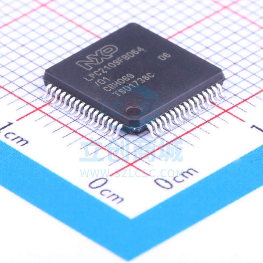 NXP(恩智浦) LPC2109FBD64/01,15 LQFP-64_10x10x05P NXP(恩智浦)