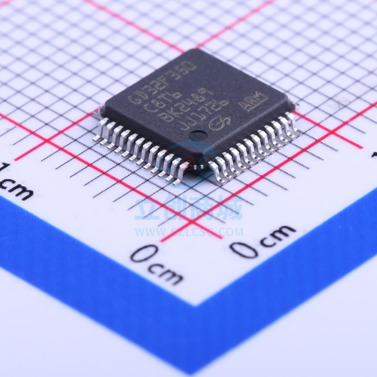 单片机(MCU/MPU/SOC) GD32F350C8T6 LQFP-48_7x7x05P GigaDevice(