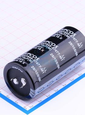 螺栓型铝电解电容 B43545S7477M001 螺栓,35x70mm TDK