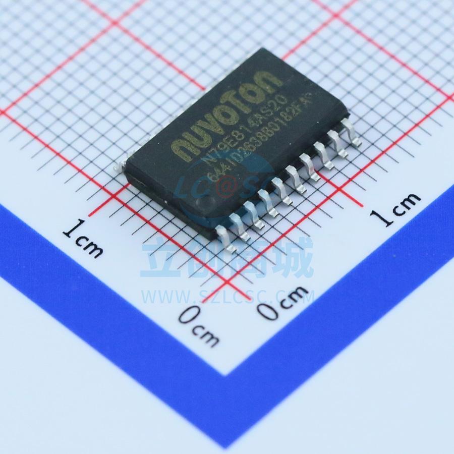 单片机(MCU/MPU/SOC) N79E814AS20 SOP-20_300mil NUVOTON(新唐)