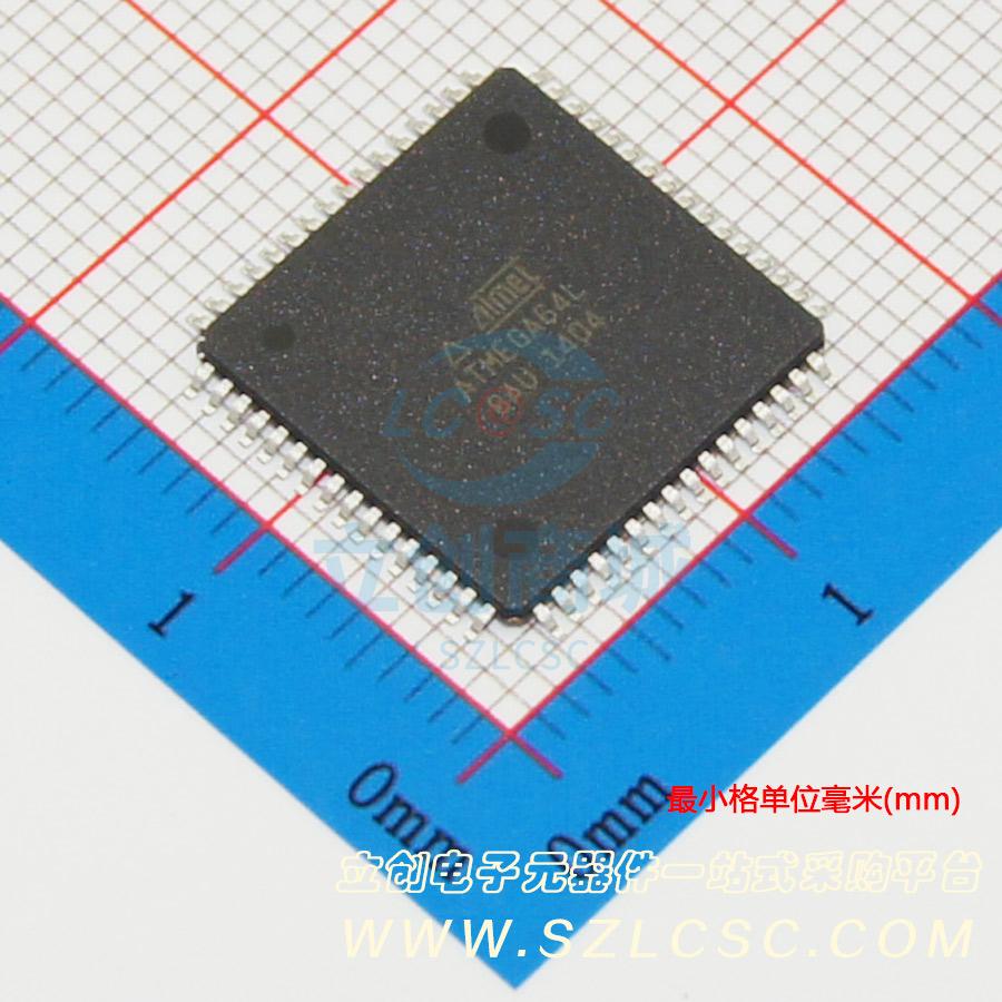 ATMEL(爱特梅尔)/AVR ATMEGA64L-8AUR TQFP-64_14x14x08P MICROCH