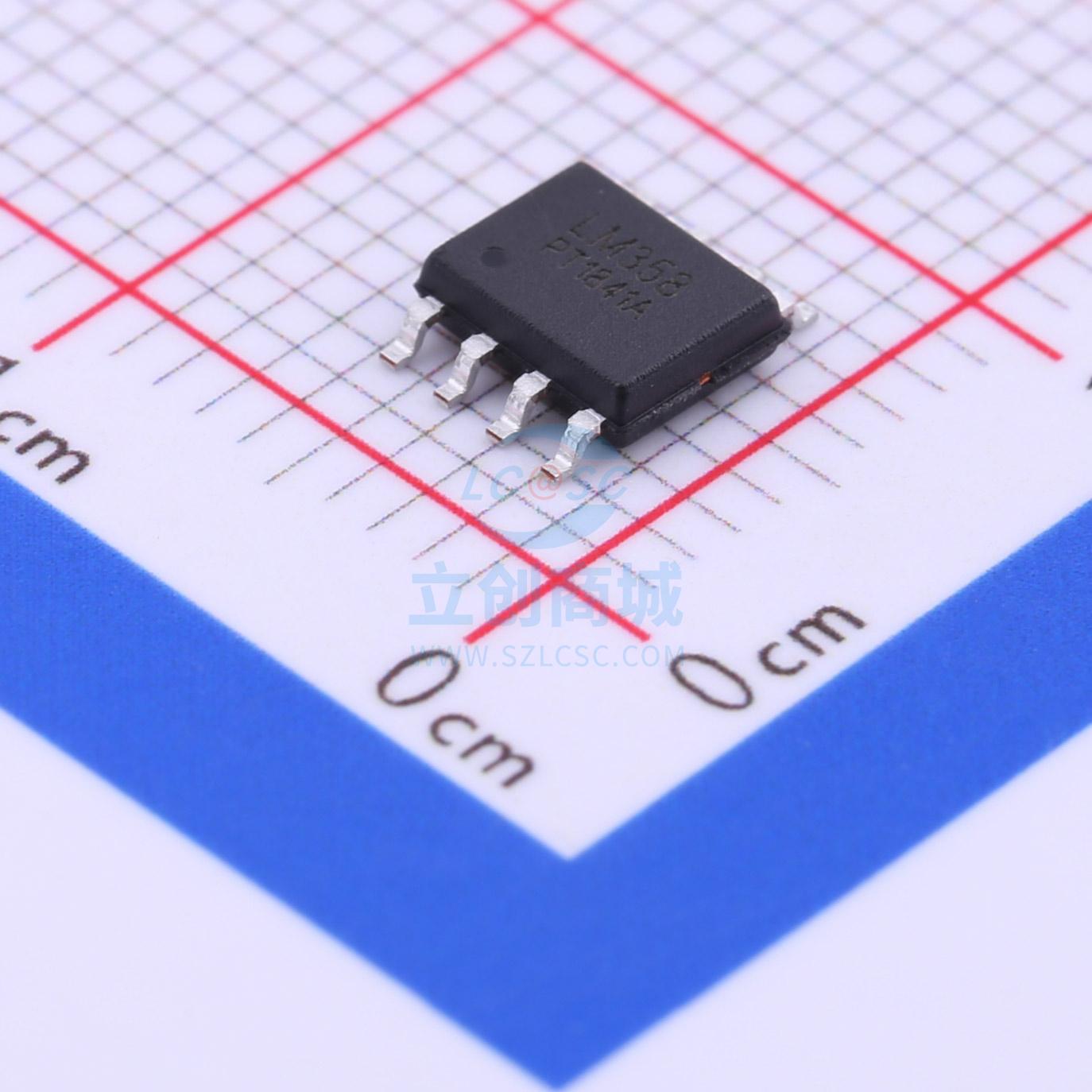 运算放大器 LM358 SOP-8 PUOLOP(迪浦)