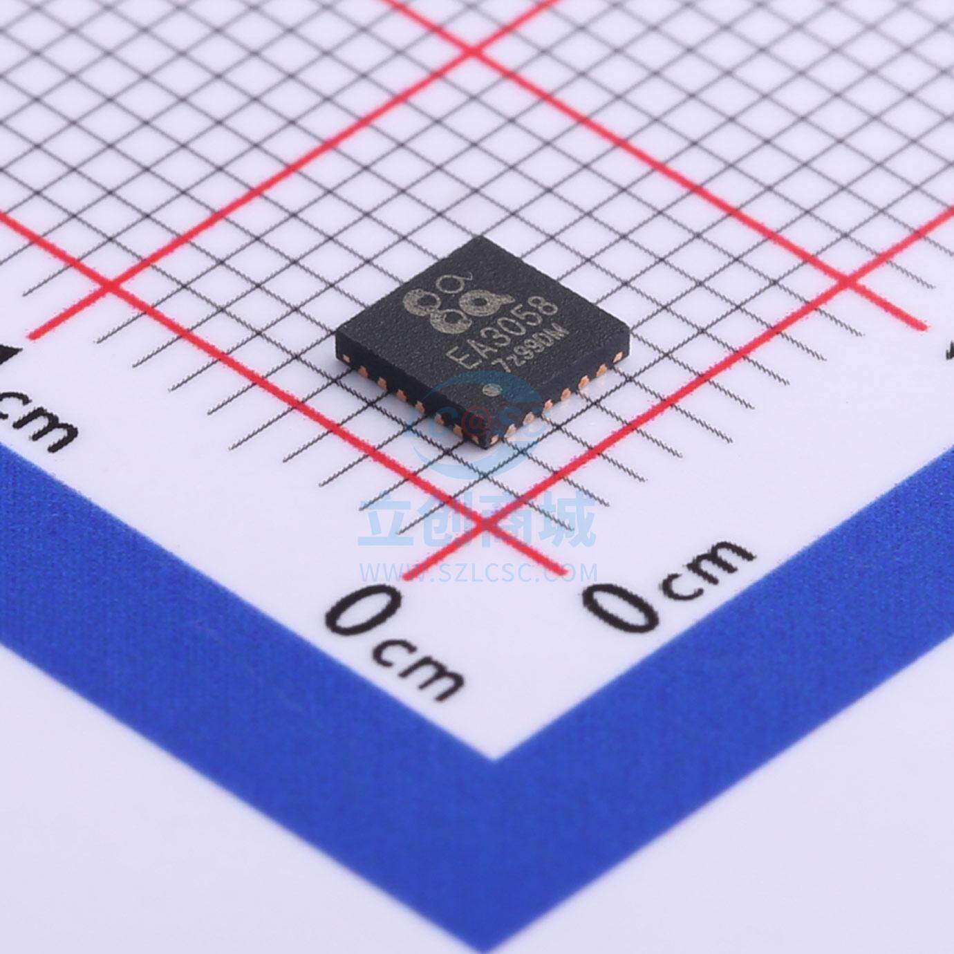 DC-DC电源芯片 EA3058QDR QFN-24(4x4) everanalog(申风) - 实物图
