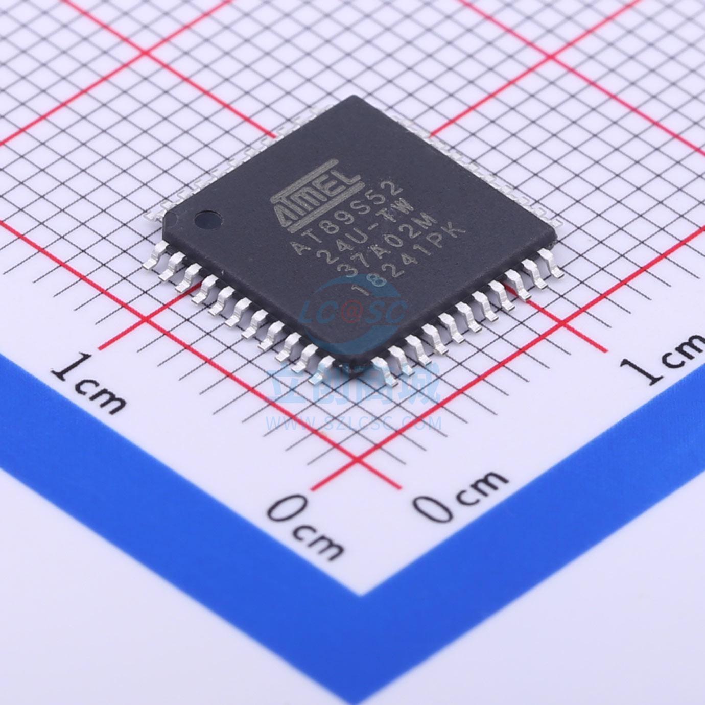 ATMEL(爱特梅尔)/AVR AT89S52-24AU TQFP-44_10x10x08P MICROCHIP