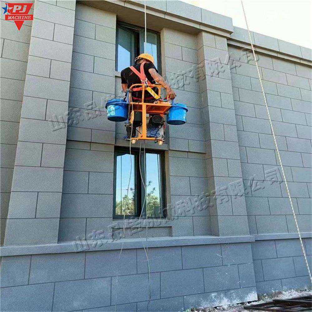 建筑程高空作业台655 蜘蛛人电动坐板 平幕墙工清洗单人工施吊篮