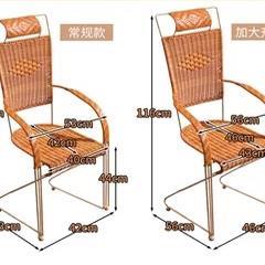 新藤椅单人休闲 ??庭院家用户外办公老人坐椅舒服靠背麻将椅钢筋