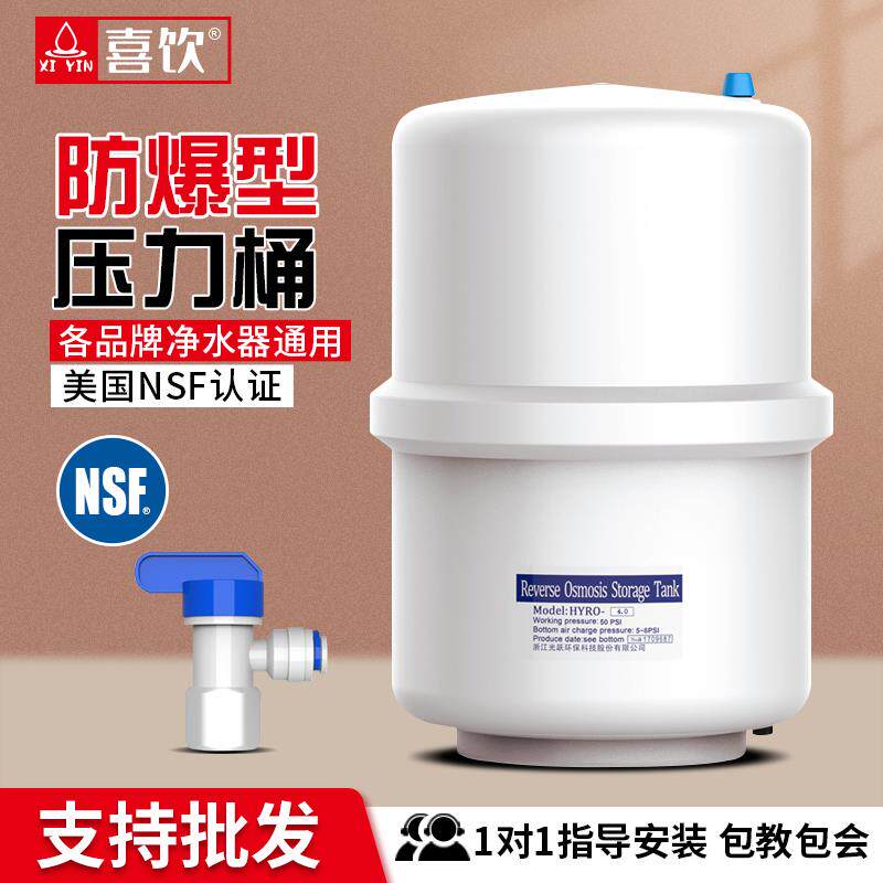 净水器压力桶直饮机储水罐3.2G11G20G反渗透RO纯水机储水桶存水通