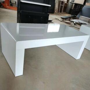 产品柜数码平板桌中岛柜新款手机体验台定做白色烤漆营业厅展示桌