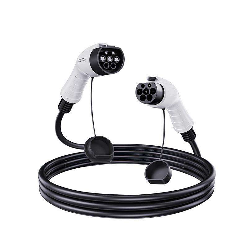 新能源电车充电桩延长线7kw公母头延长充电6平方新能源车通用