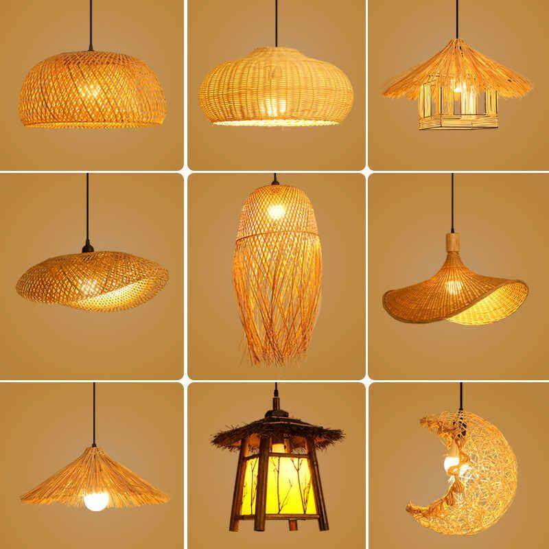 竹编吊灯新中式竹艺灯具禅意茶室灯酒店餐饮民宿灯竹编灯罩饭厅灯,家装灯饰光源,酒店/宴会厅/餐饮吊灯,淘宝优惠券,粉丝福利购,淘宝优惠卷