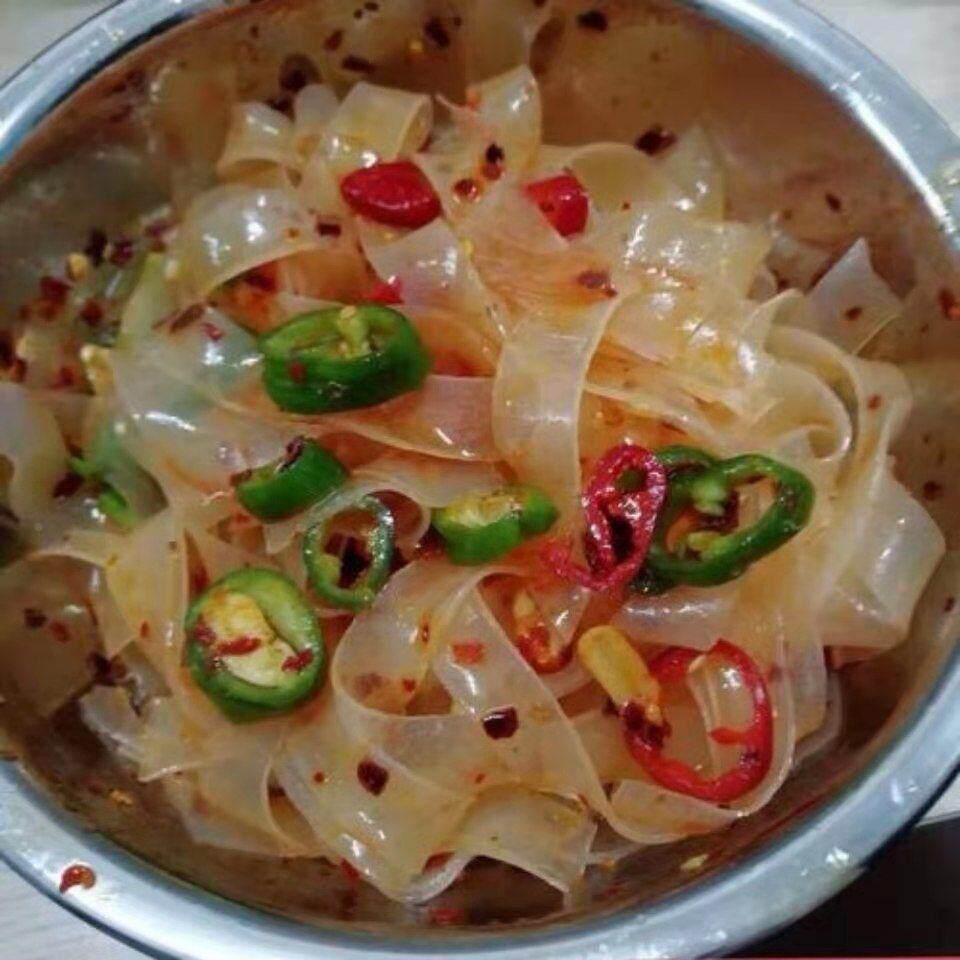 新货即食小凉菜 凉拌菜干货食材泡发素食 水晶粉皮凉皮儿凉菜大全