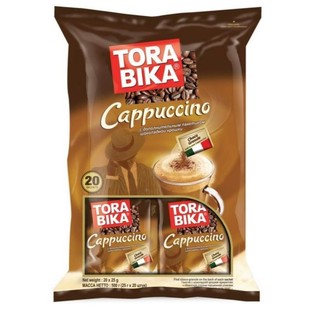 卡布奇诺咖啡印尼TORABIKA俄罗斯风味速溶意式三合一玛奇朵