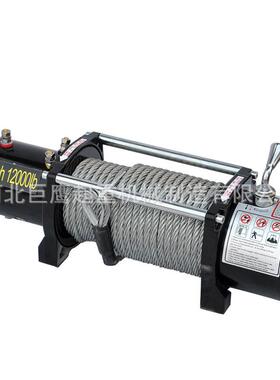 V电动绞吊盘12V24随车小型2000LBS吊机车载葫芦电动扬机汽车绞卷