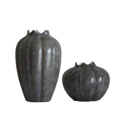 中式陶瓷石榴餐花瓶摆件新样RIF板售楼处桌茶室插花器家房居客厅,家居饰品,花瓶,淘宝优惠券,粉丝福利购,淘宝优惠卷