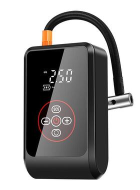 车充气泵迷你便携式电汽车冲气载泵车用小型动数81331显轮胎线打