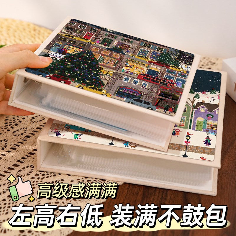 活页相册本大容量纪念册插页5寸6寸7照片收纳3寸家庭宝宝成长影集
