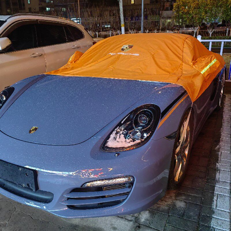 汽车半身车衣半罩遮阳敞篷软顶硬顶挡风玻璃防晒隔热防猫爪车套