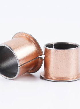 SF-1F内径30/35外径34/39无油复合自润滑翻边法兰干式轴承轴套