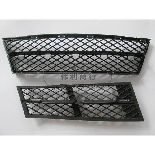 适用宝马5系E60前杠格栅520风口523雾灯框饰条525 528 530通风网
