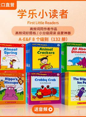 （限时特价 原价238）学乐小读者英语分级阅读 First Little Readers A-GH 英文原版 Scholastic3-6-8岁儿童英语认知启蒙