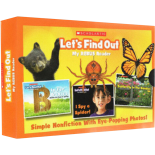 【高频词好搭档】雷布斯Lets Find Out My Rebus Readers学乐小分级自然科普绘本儿童启蒙学习亲子互动科学全集1共24册分级阅读