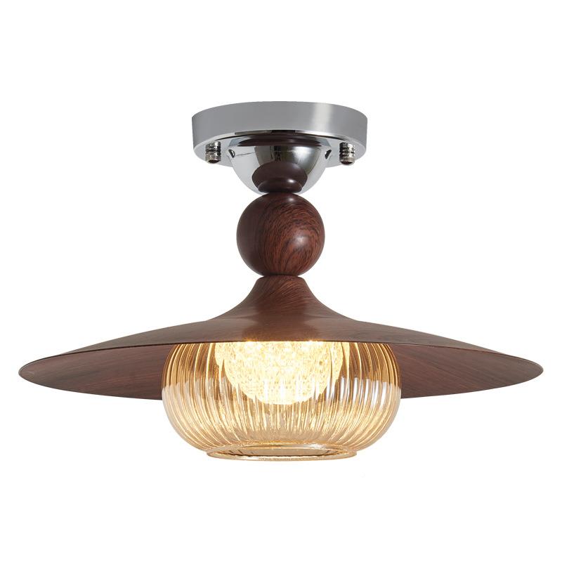 古风吸顶OYU灯玄关入户中过道走廊吸顶法式灯复古6阳台衣帽间灯具