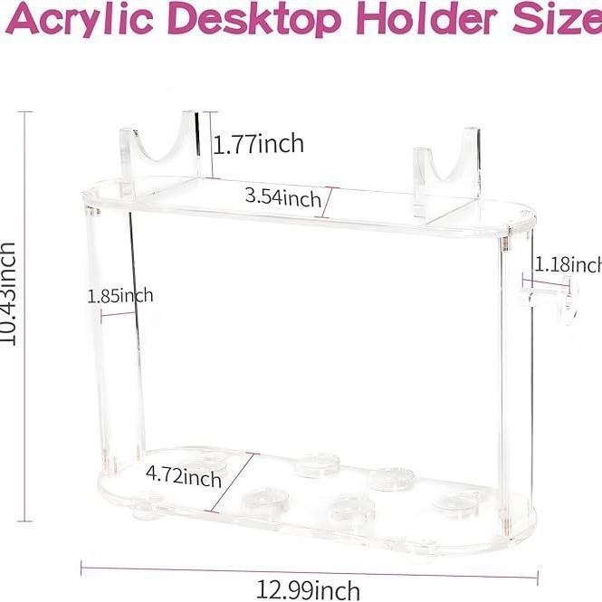 透纳明亚克美力QJK发造型器置物架棒桌面收整理风筒美发陈列架子