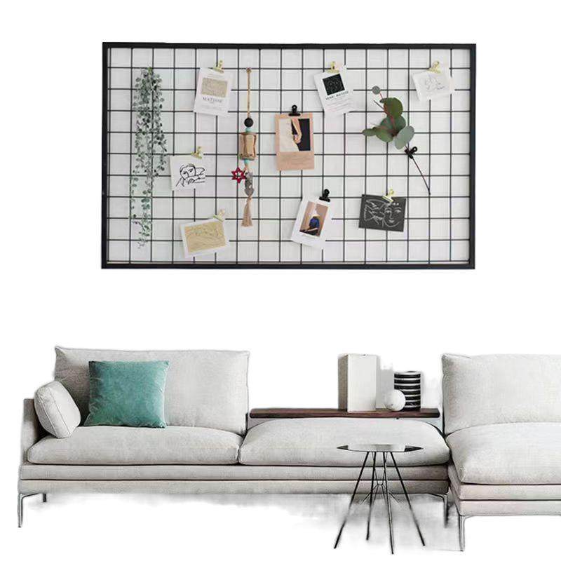 铁艺照片装饰网架挂墙网格网片置物架货架展示架墙面挂网挂钩,收纳整理,书桌收纳置物架,淘宝优惠券,粉丝福利购,淘宝优惠卷