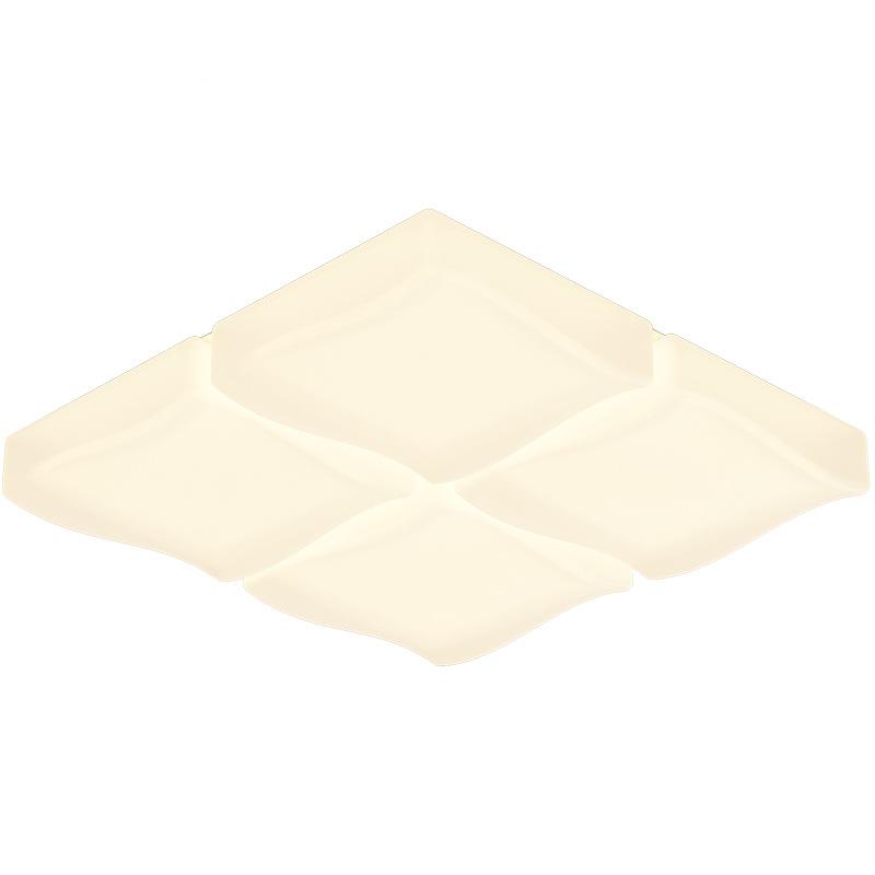 全光谱客厅年灯205新款奶油风灯吸顶灯大厅方XPZ形2主卧室灯护眼