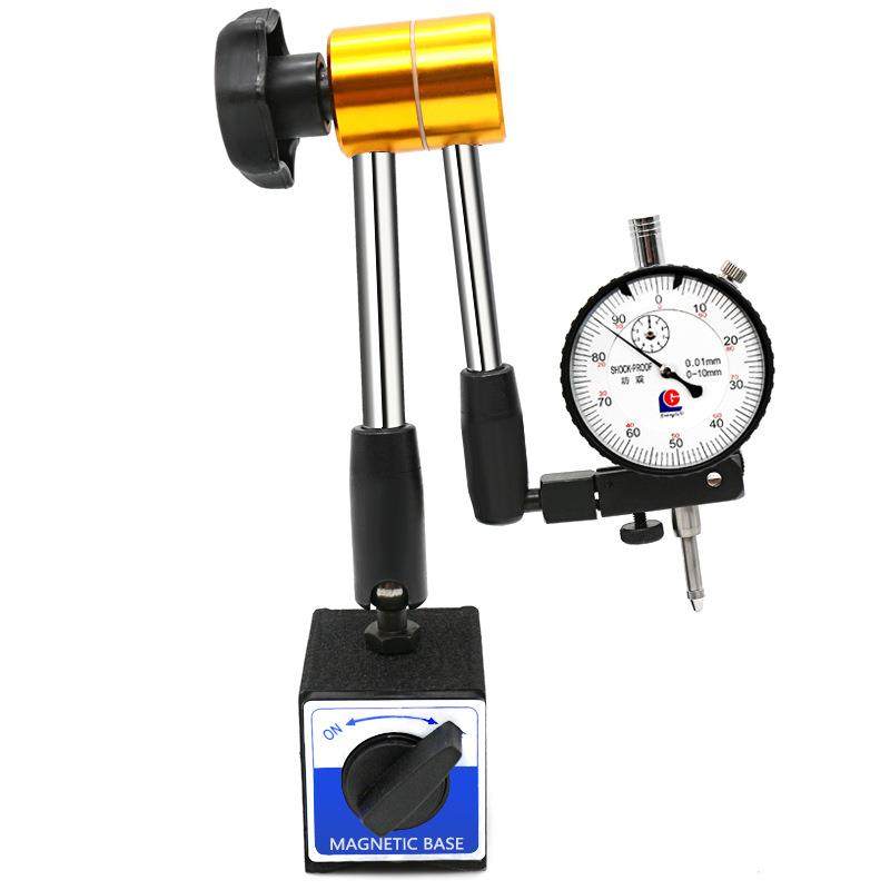 中黄大表座万向表座磁性表座百分表表座强磁杠杆百分表座磁力座