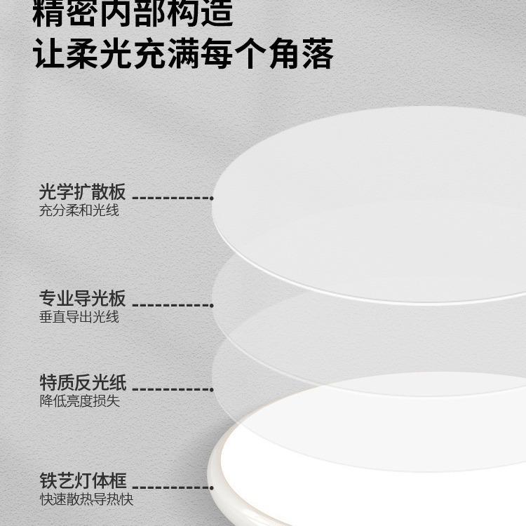 谱FAG光超薄LED卧室全灯廊现代三防吸顶灯圆形房间厨房过道走灯