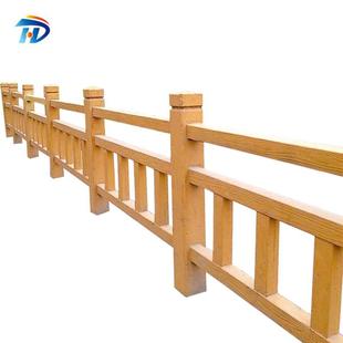 仿木纹栏杆厂家公园景区河道扶手仿树皮混凝土围栏水泥仿木护栏