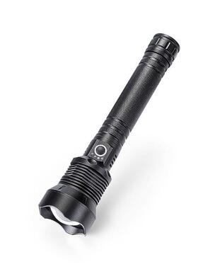 XHP70伸缩变焦强光手电筒P50充电LED电显家用户外远射手电筒