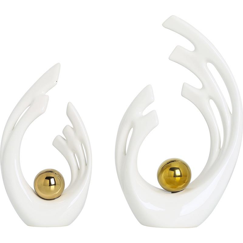 简约陶瓷摆创意工艺家品酒WQV摆柜电视柜装饰品居件件瓷器伴手礼