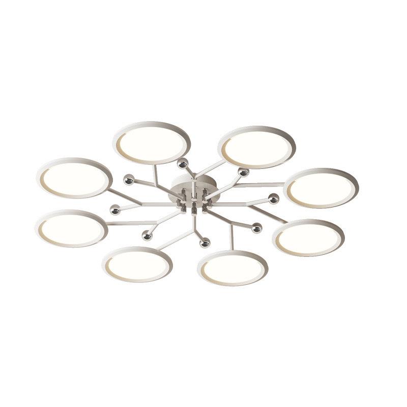 简约现客厅大气房百搭代餐厅小吊灯轻卧室书全奢光谱房655间吸顶