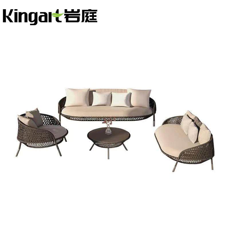 户外沙发庭院花园懒人创意防晒藤椅设计师民宿单双人沙发茶几组合,住宅家具,户外沙发,淘宝优惠券,粉丝福利购,淘宝优惠卷