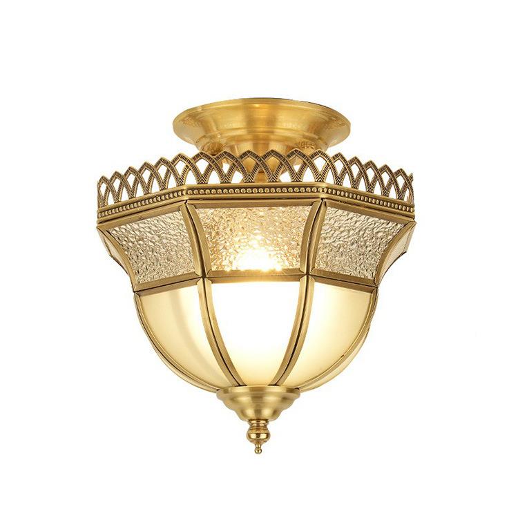 小吸灯全铜欧北顶客厅卧XD-6203室酒店吸式顶灯美走廊阳台书房过