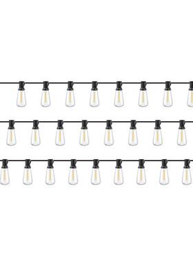 ST38LED高压灯串户外防水灯串庭院灯圣诞节装饰塑胶灯串