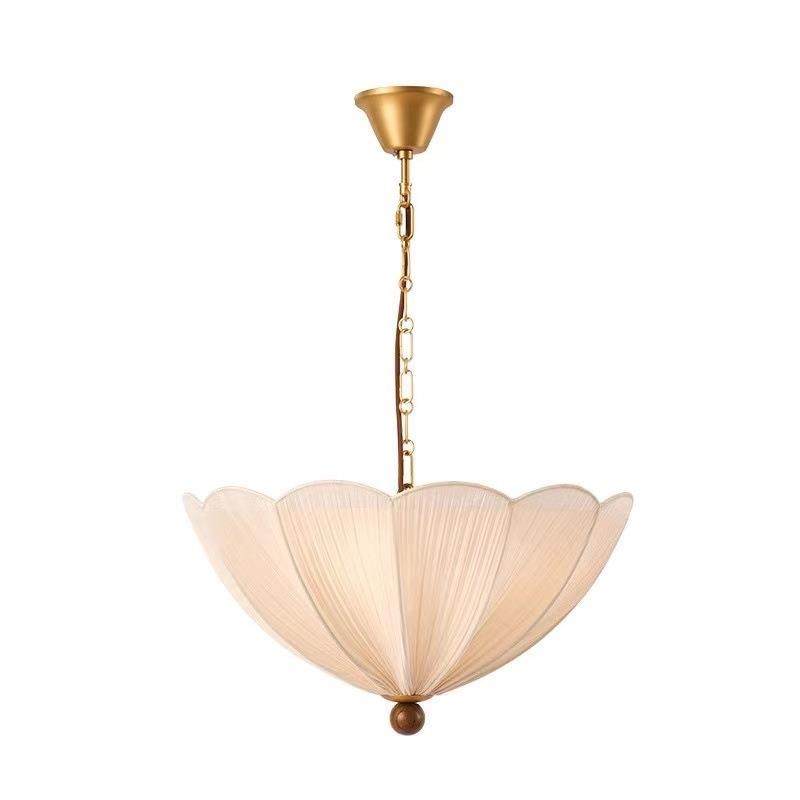 法式奶油花瓣中古风卧室客厅灯主灯具高级感餐厅氛围灯具布艺吊灯,家装灯饰光源,智能吊灯,淘宝优惠券,粉丝福利购,淘宝优惠卷