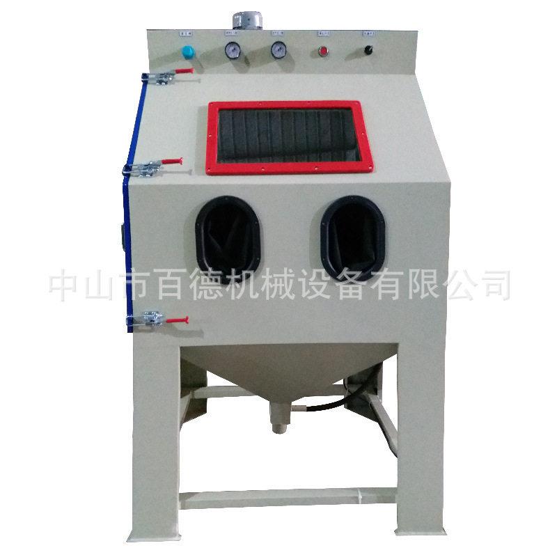 手动喷砂机工业用小型不锈钢箱式喷砂机铝合金干式喷砂机厂家