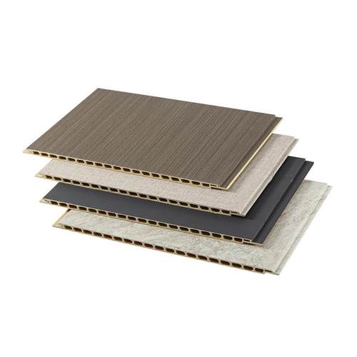 厂家直销V缝竹木纤维墙板快装集成护墙板室内毛坯板酒店民宿墙板