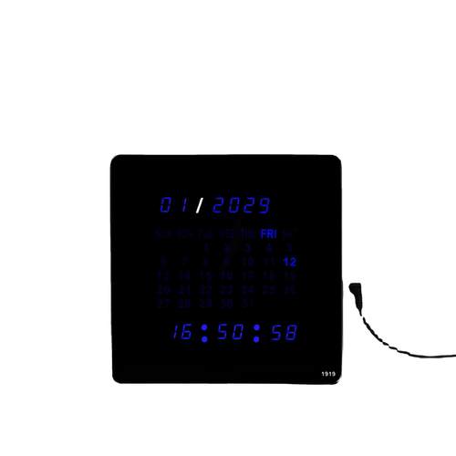 数码LED玻璃屏幕座钟客厅卧室时尚电子万年历挂钟厂家直供