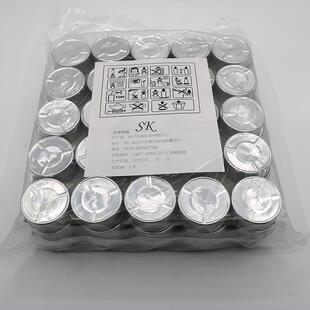 小蜡烛压制茶蜡烛圆形浪漫酥油灯100粒茶蜡求婚道具表白蜡烛