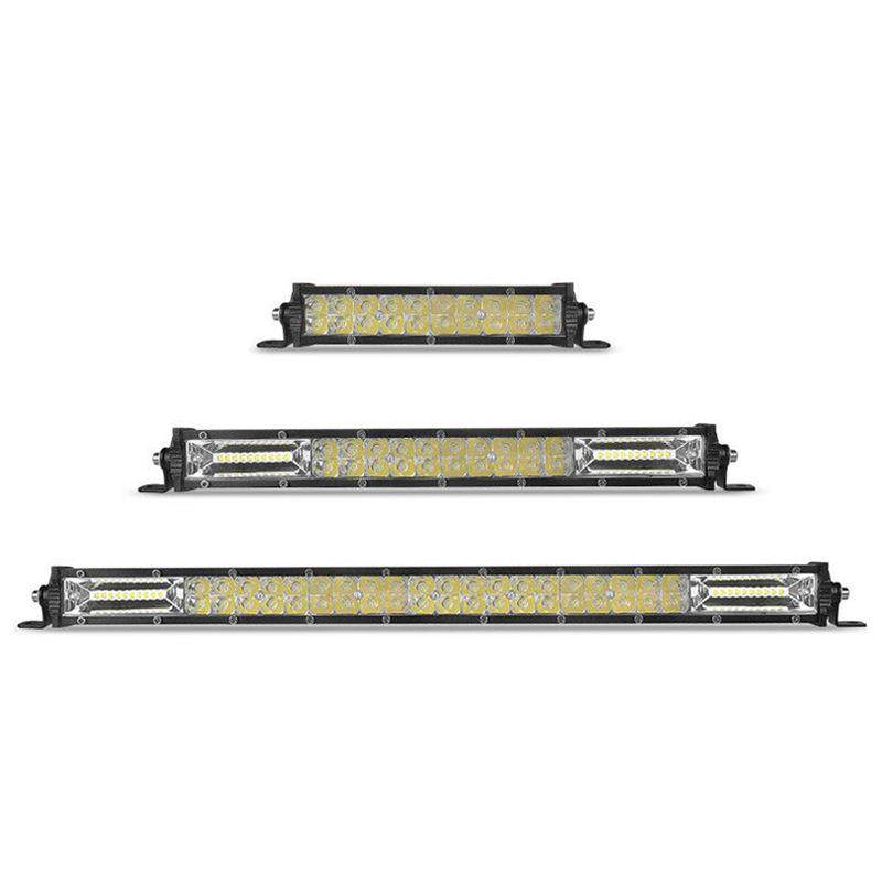 超薄双排LED长条灯射灯汽车LED改装进气格栅牌照灯混合光越野车灯,汽车零部件/养护/美容/维保,雾灯,淘宝优惠券,粉丝福利购,淘宝优惠卷