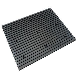 橡胶减噪板地下车库斜坡耐用减速带坡道防滑板降噪减震缓冲带斜坡