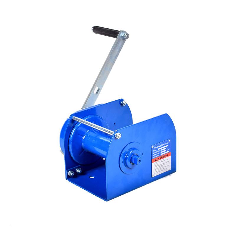 3重型手摇绞0盘.5t-3T1摇0m20M0米工业重型绞车自锁手绞盘