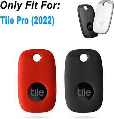 适用于美国Tile Pro (2022)蓝牙跟踪器硅胶保护套纯色防摔保护套