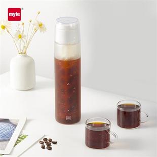 冷泡杯茶水分离 myle咖啡冷萃壶家用大容量玻璃冷萃杯便携式