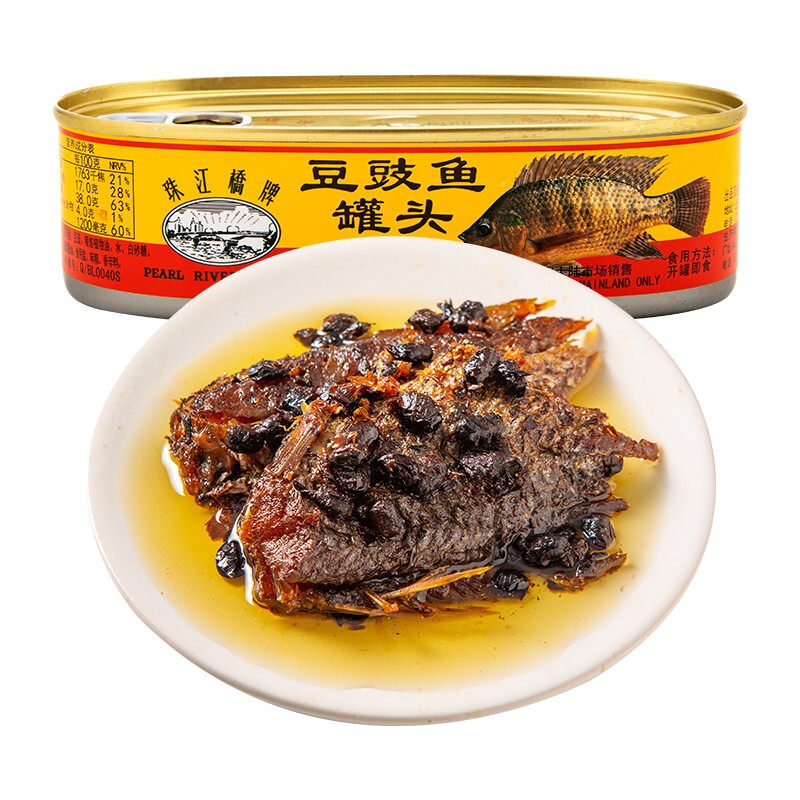 中粮珠江桥罗非豆豉鲮鱼罐头150g海鲜鱼下饭菜即食官方旗舰店,粮油调味/速食/干货/烘焙,肉制品/肉类罐头,淘宝优惠券,粉丝福利购,淘宝优惠卷