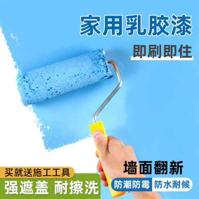 内墙乳胶漆墙面修复室内自刷墙漆
